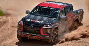 El pick-up Mitsubishi L200 demuestra su resistencia en la preparación para el Rally Asia Cross Country